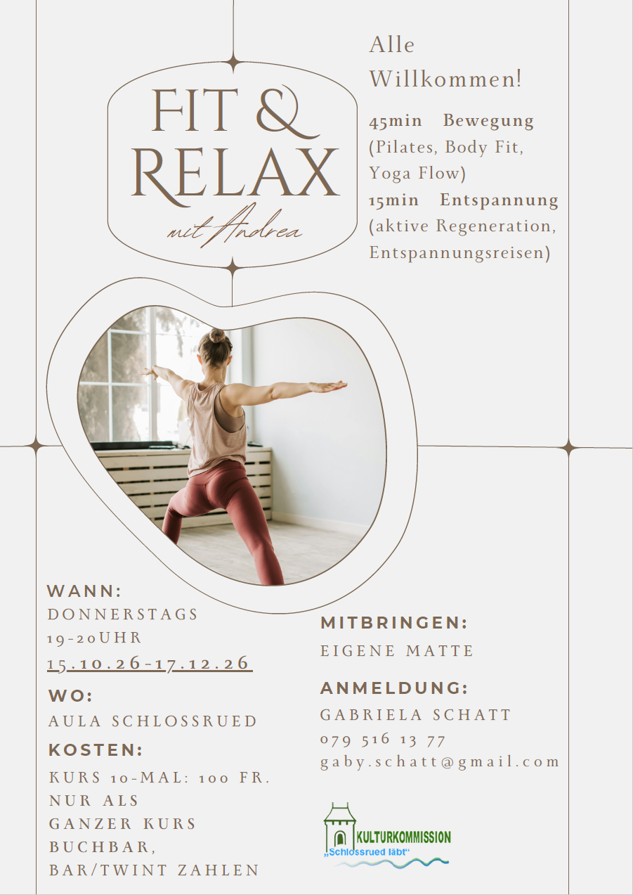 Flyer Fit & Relax